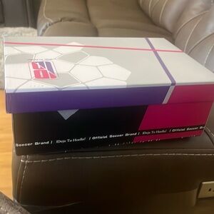 Kids Navy & Gray Soccer Cleats Size 6